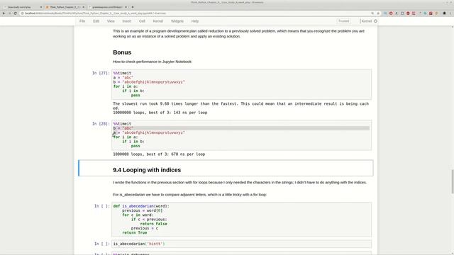 Think Python Chapter 9 Case study A word play смотреть онлайн
