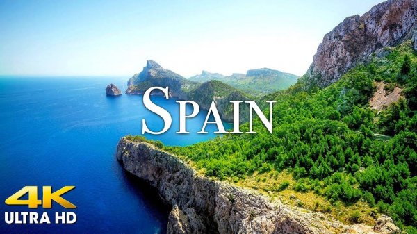 Spain 4K Nature Relaxation Film - Meditation Relaxing Music - Amazing Nature Sound