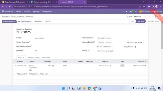 #16 Odoo 16 Skenario Modul Accounting [SIB X PT Ctech ERP Indonesia] смотреть онлайн