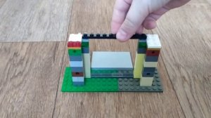 Гараж из Lego с подвижным механизмом | самоделка