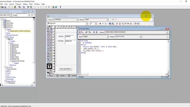 How to make AUTO KEY GENERATION in Oracle Forms смотреть онлайн