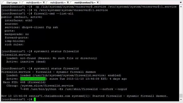 thelabbooks lesson-07 - centos7 - configure vncserver смотреть онлайн
