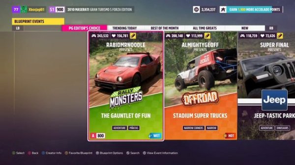 Forza Horizon 5 - How to enter Share Codes or Map Codes