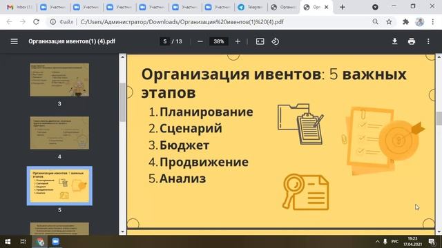 Организация мероприятий смотреть онлайн