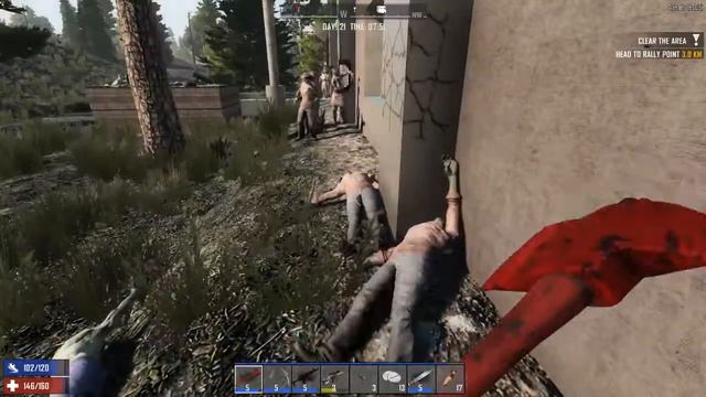 7 Days to die Alpha 17 - Больница - 1 этаж #30 смотреть онлайн