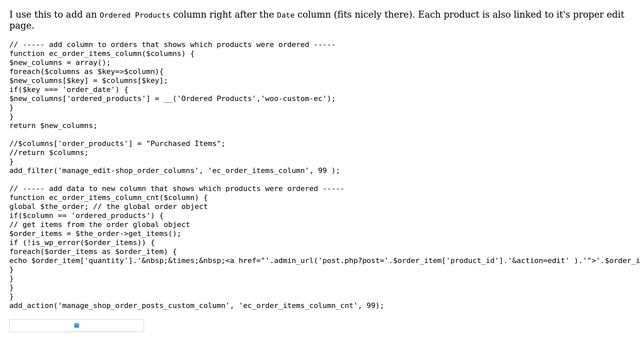 Wordpress: Woocommerce: Add column to ORDERS admin page with items purchased (3 Solutions!!) смотреть онлайн
