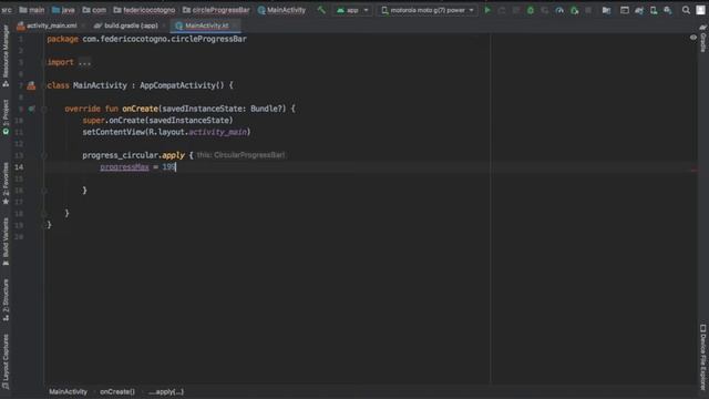 (Kotlin 2020) How to create a Circular Progress Bar in Android Studio смотреть онлайн
