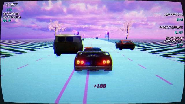 Retrowave Первый взгляд ★ Ретро гонка ★ смотреть онлайн
