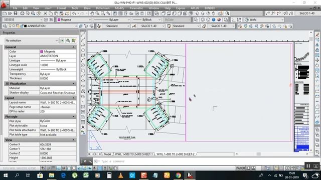 How to setup your drawing in scale & print easy method смотреть онлайн