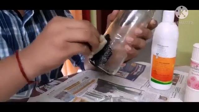 Bottle art using toothbrush || E 5 TECH смотреть онлайн