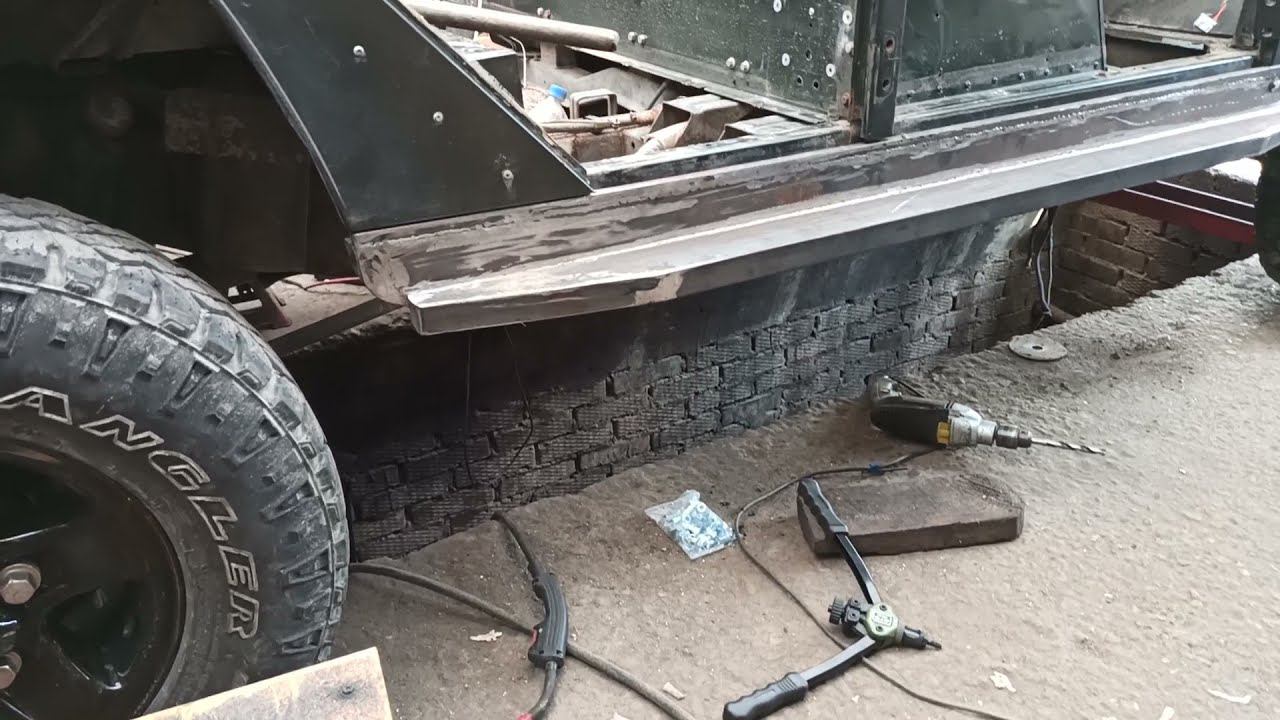 Пороги Ланд Ровер Дефендер