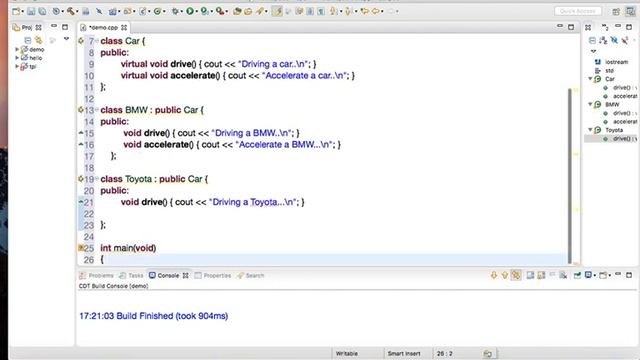 C++ Inheritance and Virtual Functions смотреть онлайн