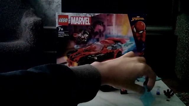 обзор на набор лего человек - паук 76244 Майлз Моралес против Морбиуса 🦇 смотреть онлайн