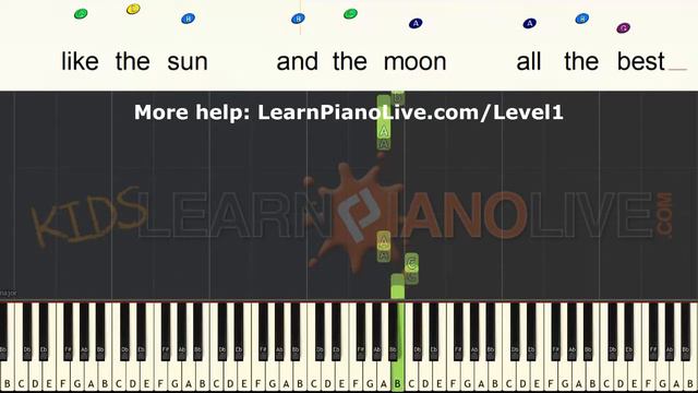 How to play A Friend Like You Andy Grammer easy LEVEL 1 piano cover tutorial for kids смотреть онлайн