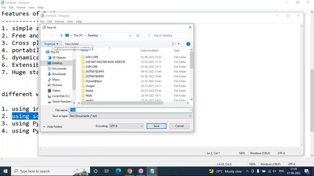 PYTHON tutorials || Demo - 2 || by Mr. Mohan Reddy On 07-06-2022 @9PM IST смотреть онлайн