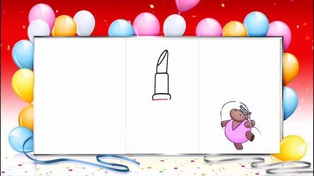 Drawing lipstick for kids.?Как Быстро и Просто нарисовать помаду. смотреть онлайн