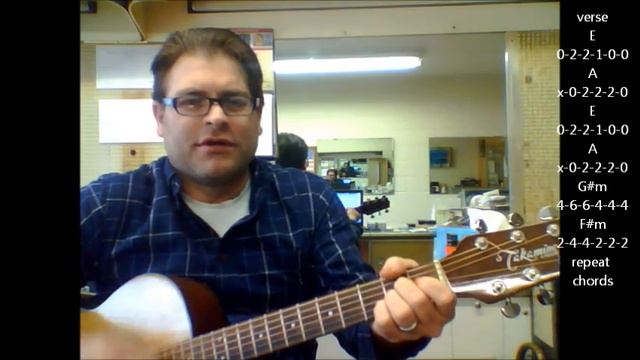 How to play "Young Girl" by Gary Puckett & The Union Gap on acoustic guitar смотреть онлайн