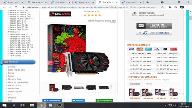 As melhores PLACAS DE VIDEO até 1000 reais rodar jogos da atualidade (ATUALIZADO 2021) смотреть онлайн