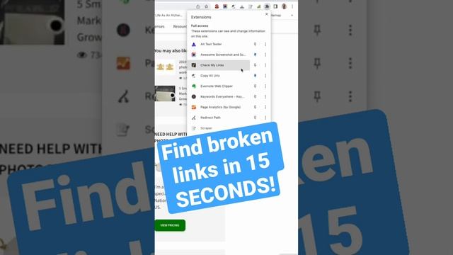 How to find broken links on a webpage? #seo #links #404 смотреть онлайн