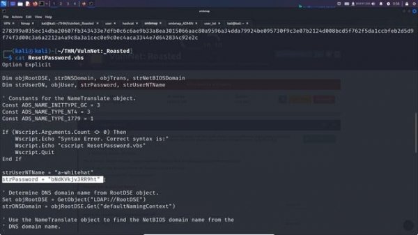 TryHackMe - VulnNet Roasted walkthrough