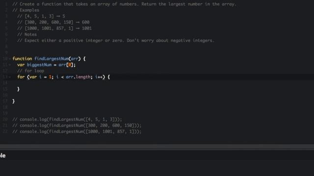 Find Largest Number in an Array смотреть онлайн