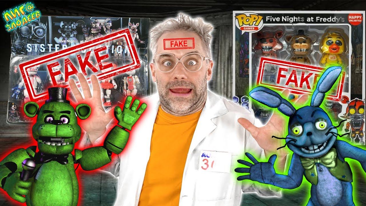 ДОКТОР ЗЛЮ И ПОДДЕЛКИ ФНАФ - ФЕЙК АНИМАТРОНИКИ FIVE NIGTHS AT FREDDY`S - СБОРНИК! смотреть онлайн