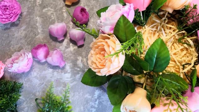 МК по сборке букета пионов из мыла. 3D мыло. Мыловарение. Букеты. смотреть онлайн