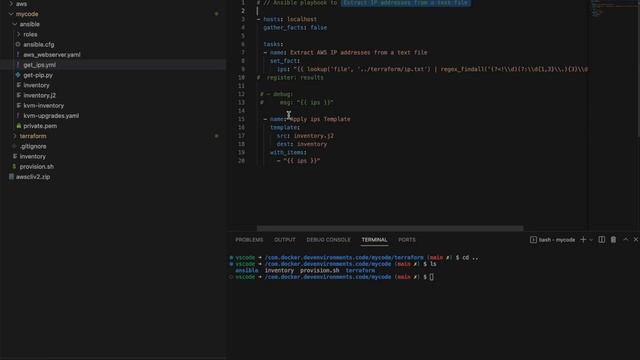 terraform aws ansible смотреть онлайн