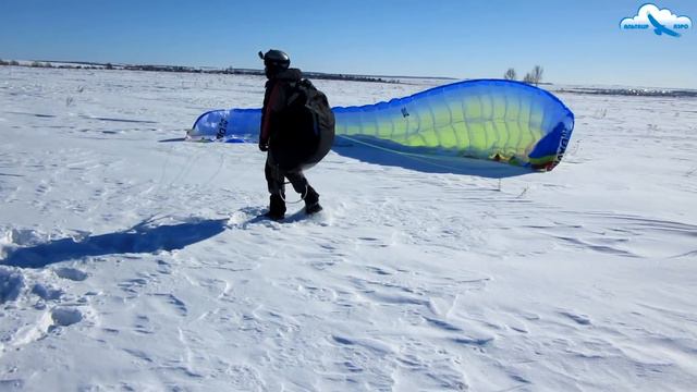 Как собрать параплан в розочку / Как летать на параплане? / Параплан Davinci RHYTHM