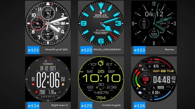 Top 249 Watch Faces For the Amazfit GTR (47mm) смотреть онлайн