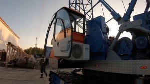 Новая комфортная кабина крановщика на старый гусеничный кран. Теперь с джойстиками