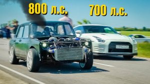 ЯДЕРНАЯ ВАЗ 2107 против МАЖОРОВ / МОНСТР из ГАРАЖЕЙ 2