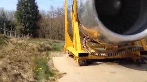 Запустили турбину Боинг 747