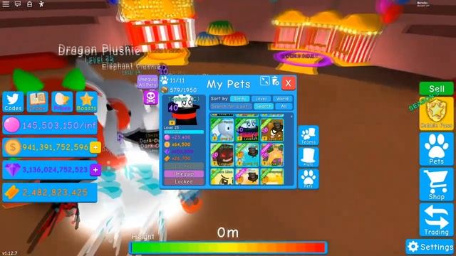СЕКРЕТКА У КОТОРОЙ СУПЕР СТАТЫ ЦИРКОВОЙ ИВЕНТ В БАБЛ ГАМ СУМУЛЯТОР Bubble Gum Simulator смотреть онлайн