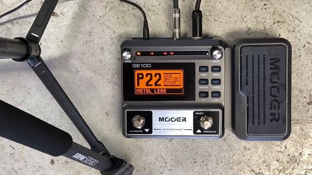 Mooer GE 100 Unboxing and Patch Demo смотреть онлайн