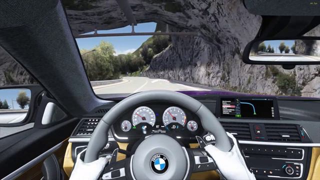 Assetto Corsa BMW M4 Convertible at Cote d'Azur смотреть онлайн