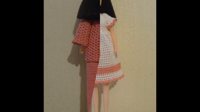 Вязаные наряды крючком для куклы Барби. смотреть онлайн