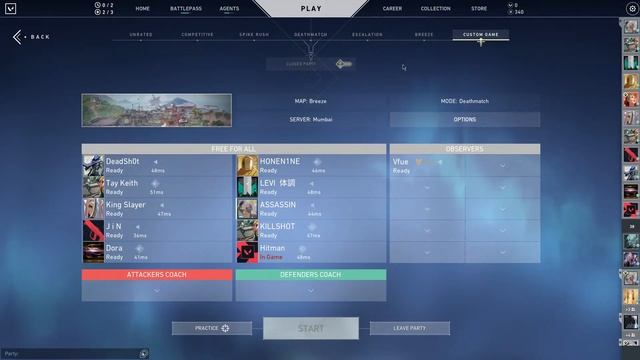 ?VALORANT - LIVE CUSTOM ✌ смотреть онлайн