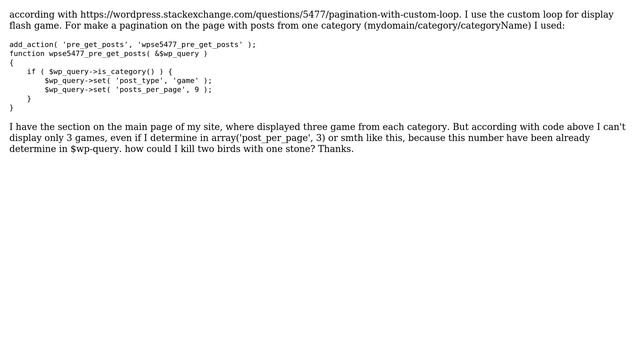 Wordpress: Display different number of posts from one category on the different pages смотреть онлайн
