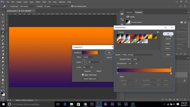Create Amazing Color Effects Instantly Using Gradient Fill in Photoshop смотреть онлайн