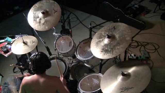 барабаны Them Crooked Vultures   Elephants (cover)