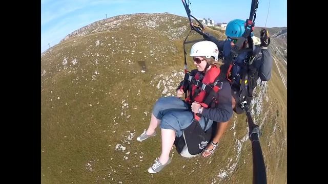 Lake Garda, Italy (Lago di Garda) Monte Baldo Paragliding смотреть онлайн
