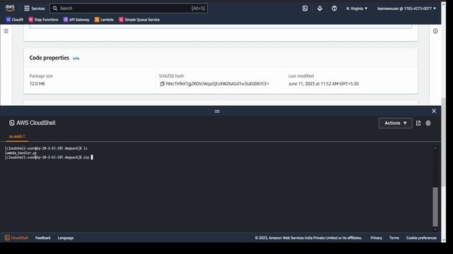 AWS Lambda - Deployment Package - zip archive file смотреть онлайн
