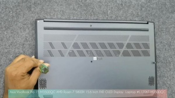 Asus vivobook pro 15 OLED M3500QC laptop teardown & SSD UPDATE
