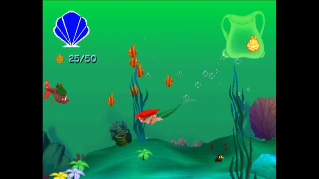 Disney's The Little Mermaid II (Playstation 1) Stage 10 - Coral Reef смотреть онлайн