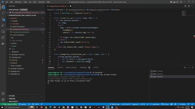 ReactJs Node Full Stack Expense Tracker App (Build & Deploy) With Postgres & Prisma (Part 4) смотреть онлайн