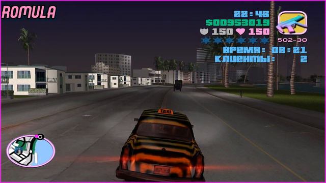 Прохождение GTA Vice City – Миссия Таксист смотреть онлайн
