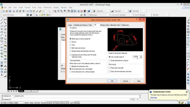AutoCAD 2007 TUTORIALS -42- Dimension style смотреть онлайн