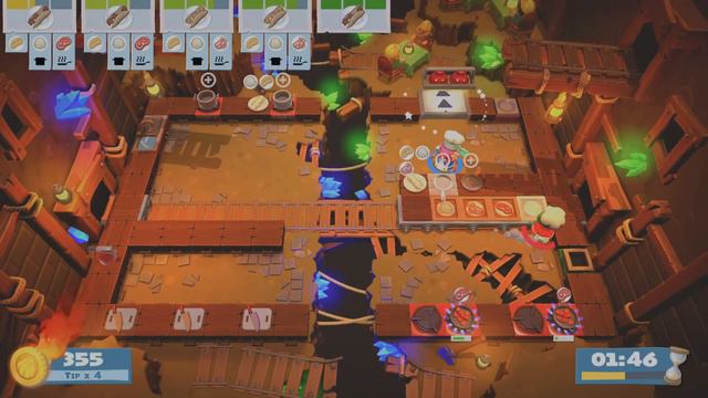 Overcooked 2: Level 2-5, 2 Players, 4 Stars ⭐️⭐️⭐️⭐️ смотреть онлайн