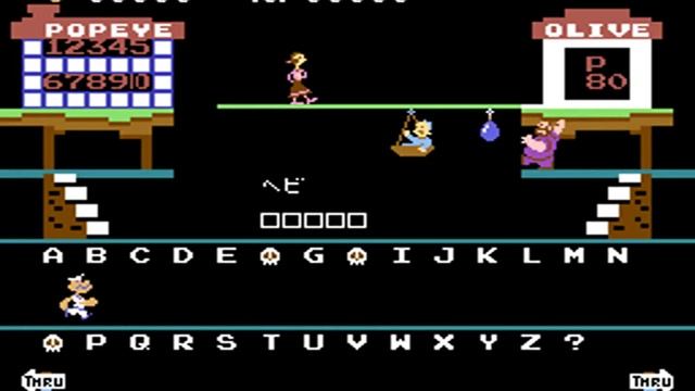 Popeye no Eigo Asobi (Jpn) - Nintendo Entertainment System / Famicom (NTSC) [MESS] [shortplay] смотреть онлайн